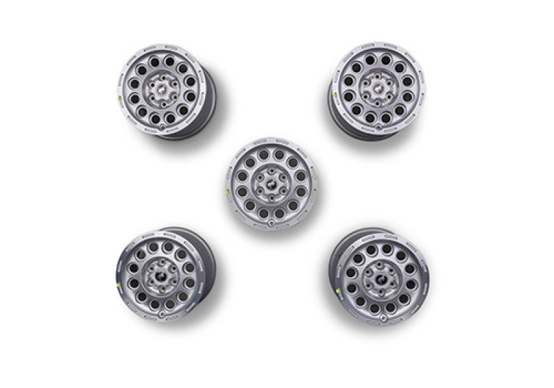 Ford Racing 2021+ Bronco 17x8in Silver Wheel Kit M-1007K-P178S M-1007K-P178S Photo - Primary