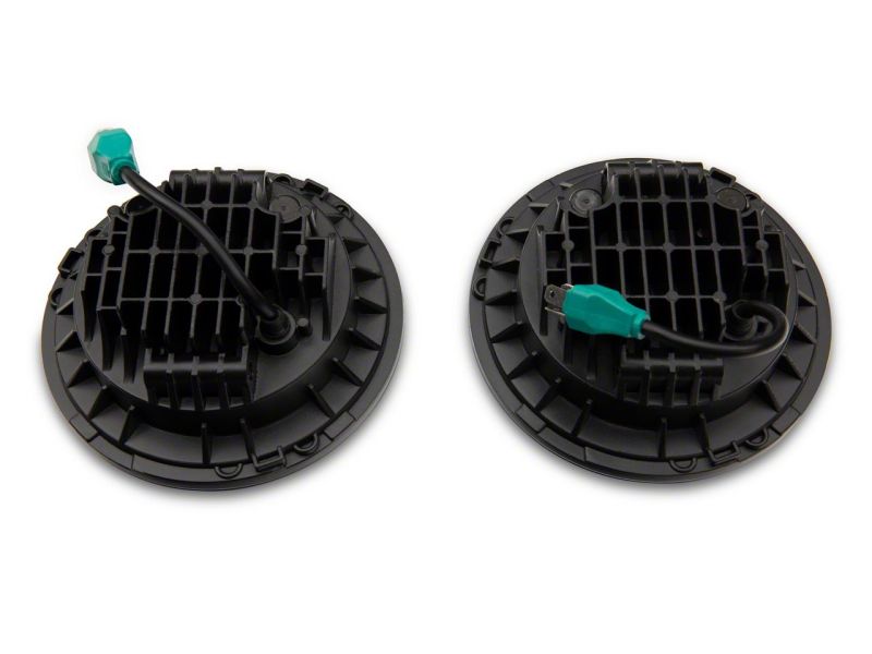 Raxiom 07-18 Jeep Wrangler JK 7-In LED Headlights- BlueHousing- Clear Lens J154696 J154696 Photo - Close Up