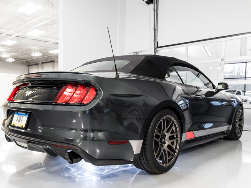 AWE Tuning S550 Mustang EcoBoost Axle-back Exhaust - Touring Edition (Diamond Black Tips) 3015-33086 3015-33086 Photo - out of package
