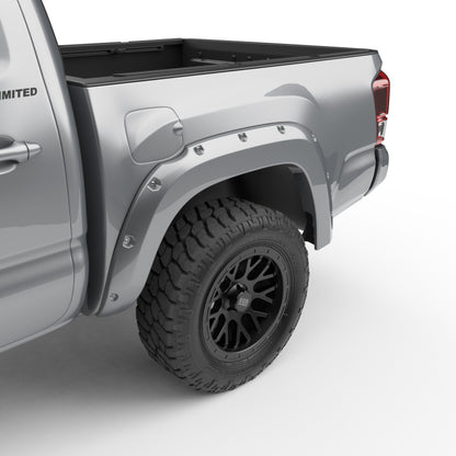 EGR 16+ Toyota Tacoma w/Mudflap Bolt-On Look Color Match Fender Flares - Set - Silver Sky 795084-1D6 795084-1D6 User 2