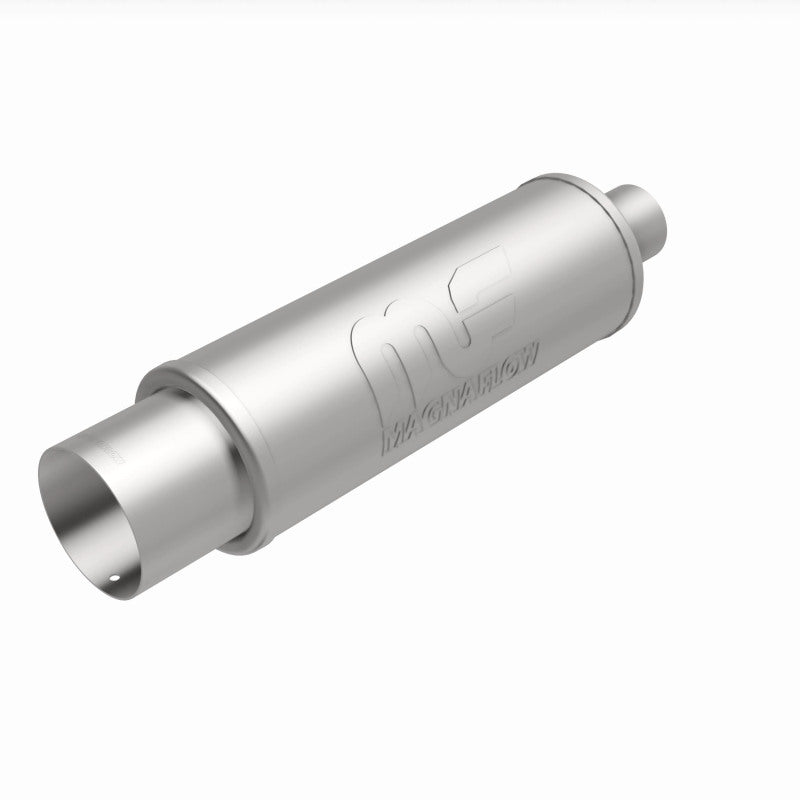 MagnaFlow 5" Round Center/Center Performance Muffler With Tip 14857 360 Degree Image Set