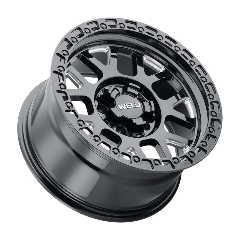 Weld Off-Road W105 17X9.0 Cinch 6X135 6X139.7 ET-12 BS4.50 Gloss Black MIL 106.1 W10579098450 W10579098450 Photo - Primary