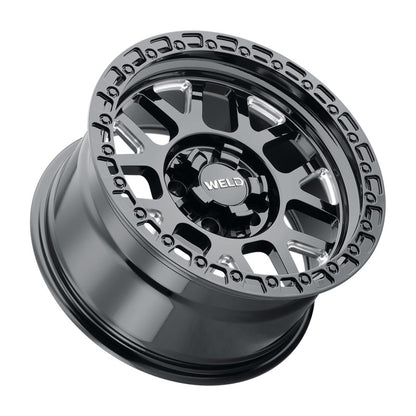 Weld Off-Road W105 17X9.0 Cinch 6X135 6X139.7 ET-12 BS4.50 Gloss Black MIL 106.1 W10579098450 W10579098450 Photo - Primary
