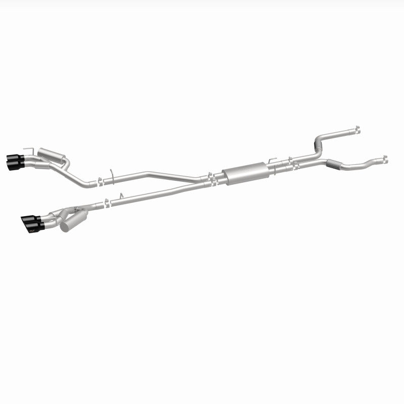 MagnaFlow 20-21 Ford Explorer 3.0L V6 Dual Exit Quad Black Chrome Tip Street Series Cat-Back Exhaust 19515 19515 360 Degree Image Set