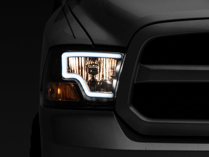 Raxiom 09-18 Dodge RAM 1500 LED Bar Headlights- Black Housing (Clear Lens) R117803 R117803 Photo - Primary