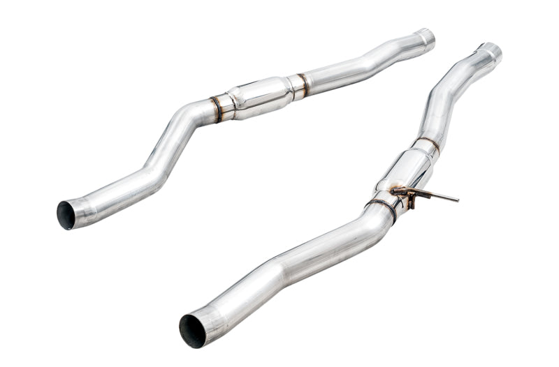 AWE 2020 Toyota Supra A90 Resonated Touring Edition Exhaust - 5in Chrome Silver Tips 3015-32118 3015-32118 Photo - out of package
