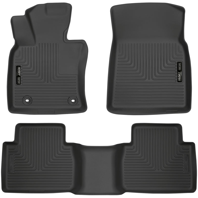 Husky Liners 2018 Toyota Camry Weatherbeater Black Front & 2nd Seat Floor Liners 95731 95731 Photo - Primary