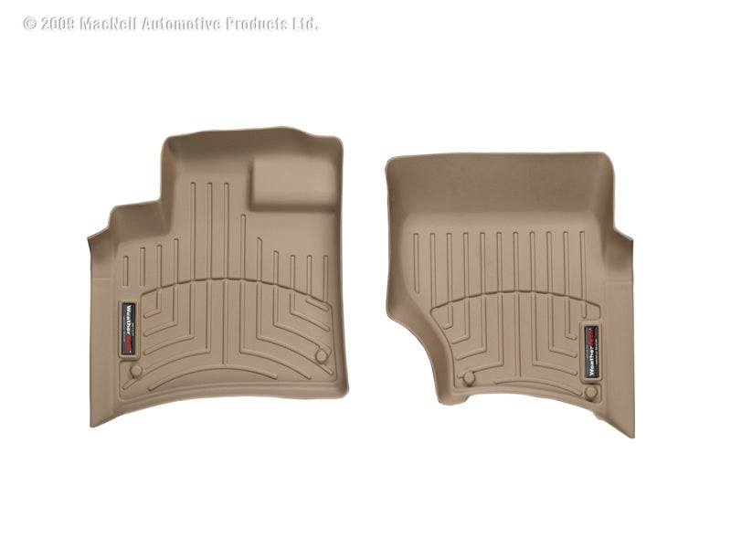 WeatherTech WT FloorLiner - Front - Tan Floor Mats Floor Mats - Rubber main image