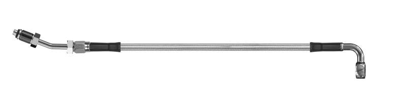 Goodridge 78in Universal Clutch Line w/SS Fittings & Clear Hose - 90Deg Banjo w/20Deg 7/16 UNF HD1091-1CC-CL78 HD1091-1CC-CL78 Photo - Primary