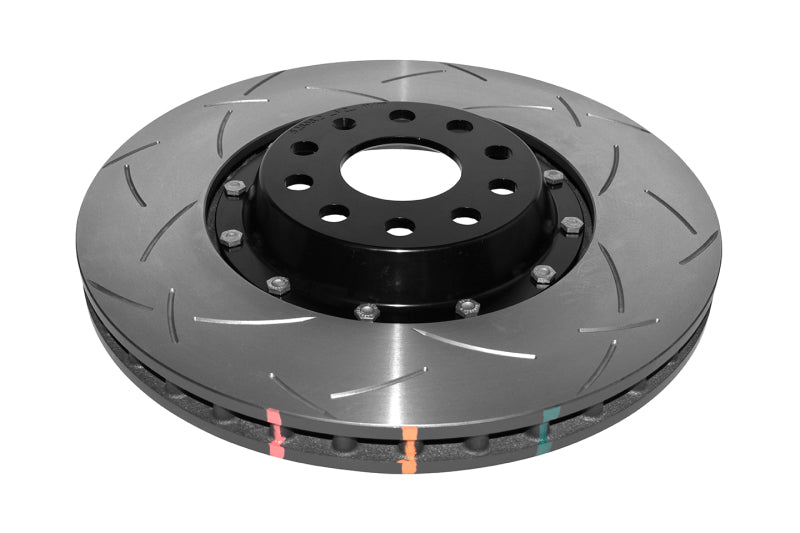 DBA 12-13 Volkswagen Golf R Front 5000 Series Slotted Rotor w/Black Hat 52808V2BLKS 52808V2BLKS Photo - out of package