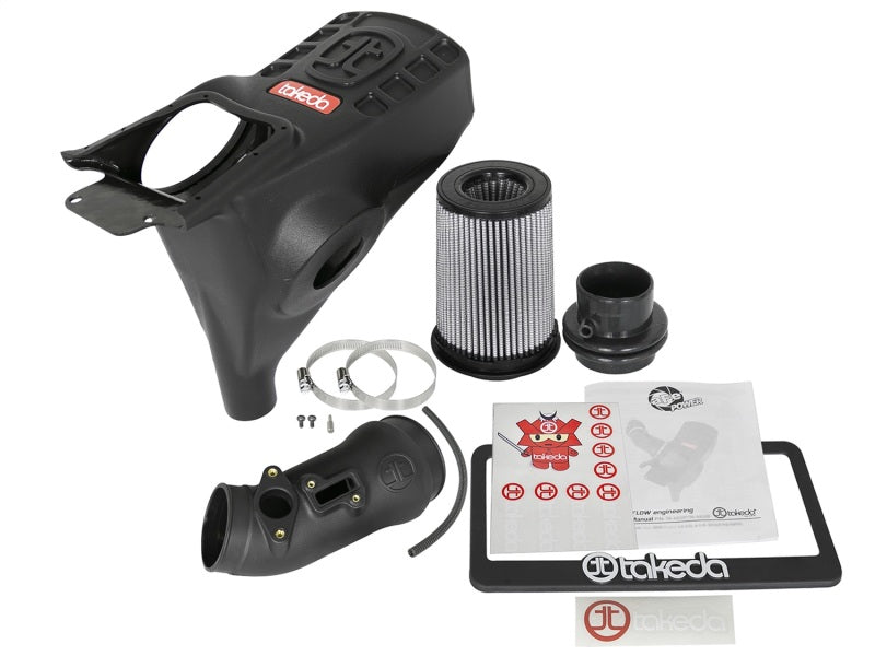 aFe Cold Air Intake System - Takeda Momentum Pro DRY S for Honda Civic TM-1025B-D Photo - Unmounted
