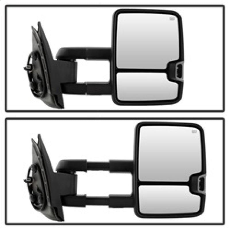 SPYDER xTune Chevy Silverado 07-13 Heated Amber LED Signal Mirrors Chrome MIR-CSIL07S-G3C-PWH-AM-SET 9936760 9936760 Photo - Unmounted