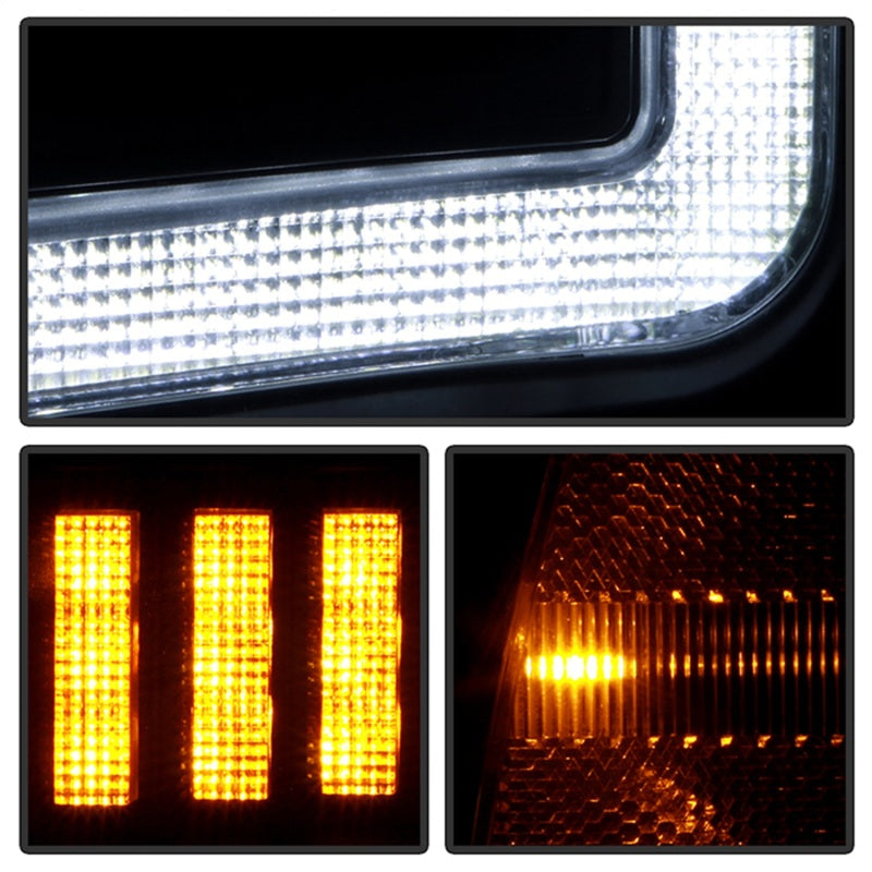 SPYDER Signature 20-21 Ford F150(Halogen Model) Proj. Headlights - Black(PRO-YD-FF15021HALSI-SEQ-BK) 5088710 5088710 Photo - Unmounted