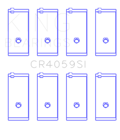 King Engine Bearings General Motors 138Ci 2.3L L40/Ld2 16V (Size +0.25mm) Connecting Rod Bearing Set CR4059SI0.25 CR4059SI0.25 Photo - Primary