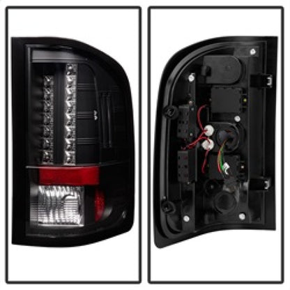 Spyder Chevy Silverado 07-13 LED Tail Lights Blk ALT-YD-CS07-LED-BK 5001771 5001771 Photo - Unmounted