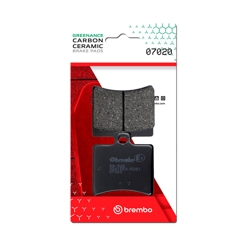 Brembo OE Malaguti Madison/Malaguti Password/Malaguti Phantom Carbon Ceramic Brake Pad - Rear 07020 07020 User 1