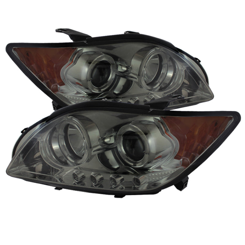 Spyder Scion TC 08-10 Projector Headlights LED Halo -Replaceable LEDs Smke PRO-YD-TTC08-HL-SM 5073327 5073327 Photo - Primary