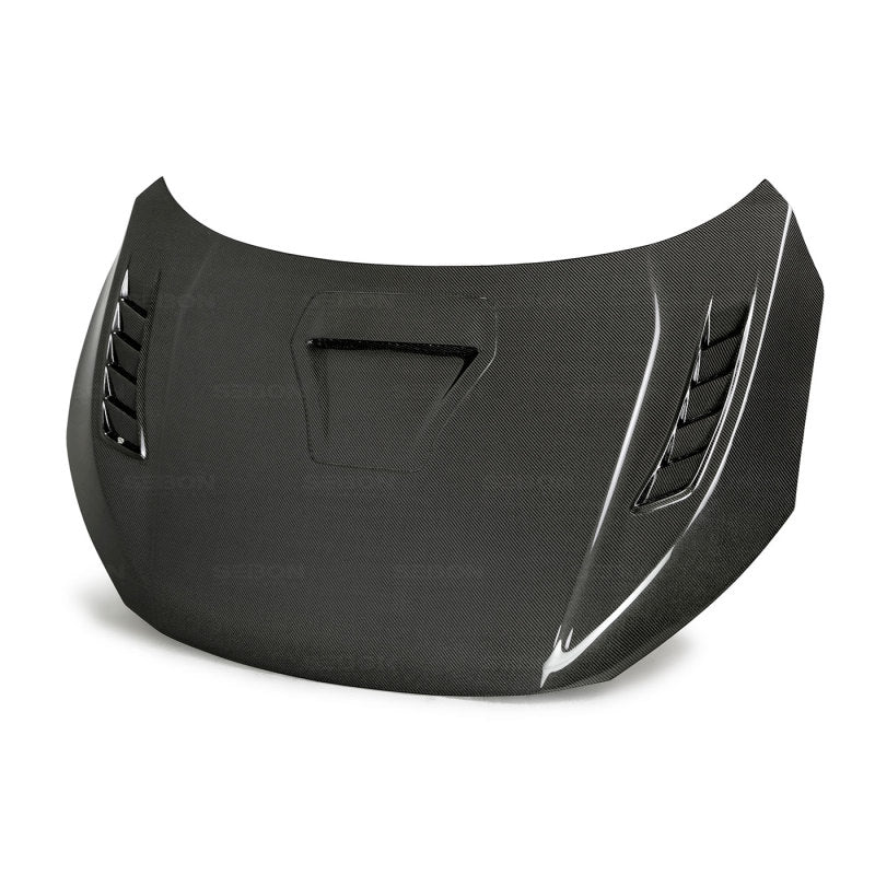 Seibon Carbon Fiber Hood for 2017-2021 Honda Civic Type R HD17HDCVR-TSII Photo - Primary