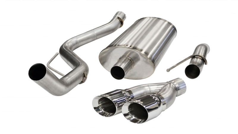 Corsa Performance 10 Ford F-150 Raptor 5.4L V8 Polished Sport Cat-Back Exhaust 14388 Photo - Primary