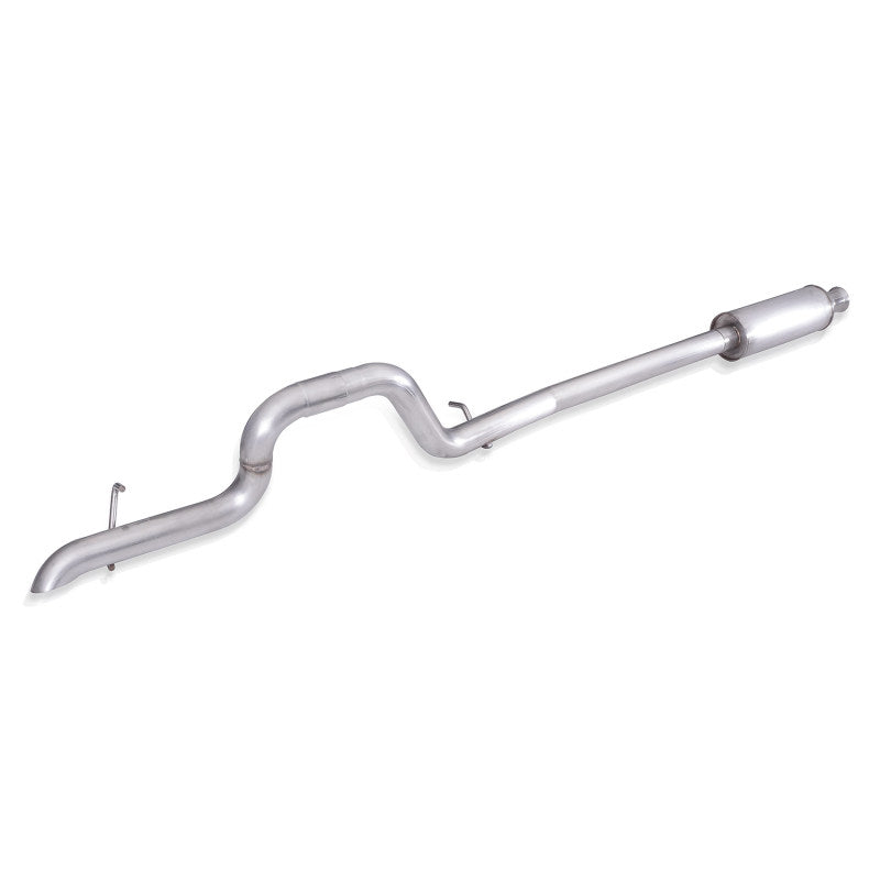 Stainless Works 2018+ Jeep Wrangler JL 304SS Factory Connect 2.5in Cat Back Dump Exhaust System JPJLUCBD JPJLUCBD Photo - Unmounted