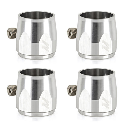 Mishimoto Aluminum -6AN Hex Finishers - Silver MMHXF-06-4-SL MMHXF-06-4-SL Photo - Primary