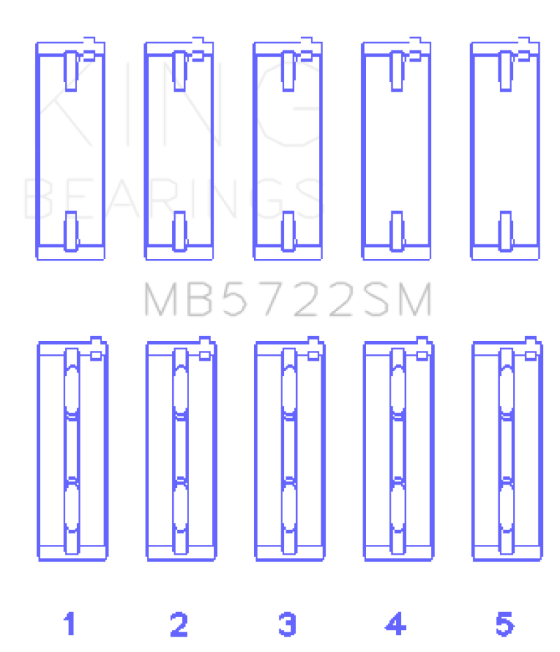 King Engine Bearings KING Main Bearings Engine Components Bearings main image