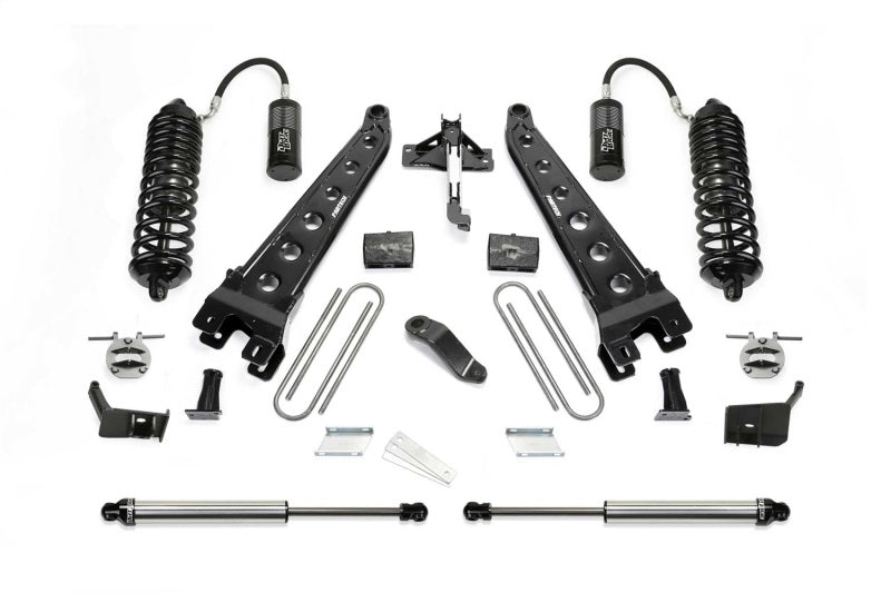 Fabtech 19-20 Ford F450/550 4WD 6in Radius Arm System w/DL 4.0 Resi Coilovers & DL 2.25 Shocks K2336DL K2336DL Photo - Primary