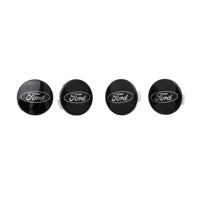 Ford Racing Car Black and Chrome Wheel Cap M-1096K-BCC M-1096K-BCC Photo - Primary
