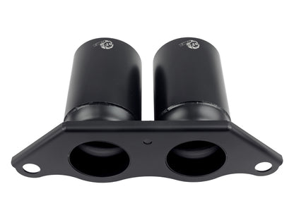 aFe Power Mach Force Xp 4in 304 SS Bolt-On Exhaust Tips Satin Black 14-19 Porsche 911 GT3 3.8L/4.0L 49C36435-B 49C36435-B Photo - Unmounted