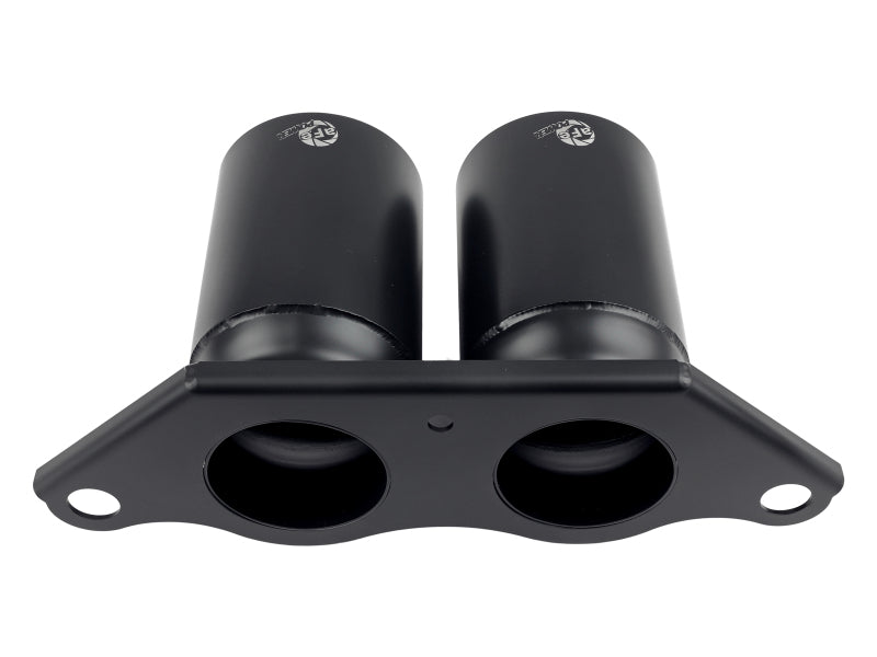aFe Power Mach Force Xp 4in 304 SS Bolt-On Exhaust Tips Satin Black 14-19 Porsche 911 GT3 3.8L/4.0L 49C36435-B 49C36435-B Photo - Unmounted