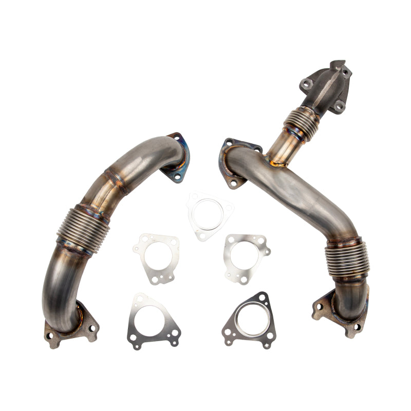 Wehrli 11-16 Duramax LML Stainless 2in Up Pipe Kit w/ Gaskets WCF100197