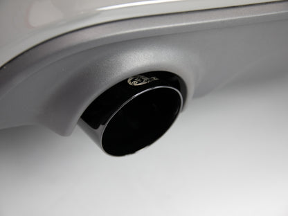 aFe MACH Force-XP 4-1/2in Black OE Replacement Exhaust Tips - 15-19 Dodge Charger/Hellcat 49C32068-B 49C32068-B Photo - Mounted