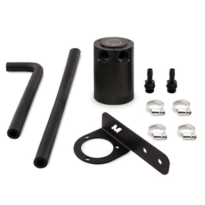 Mishimoto 2016+ Honda Civic 1.5L Turbo Baffled Oil Catch Can Kit - Black MMBCC-CIV-16PBE Photo - Primary