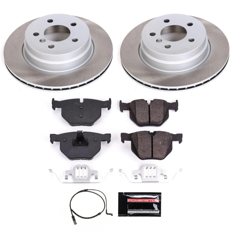 PowerStop Power Stop 09-10 BMW X6 Rear Semi-Coated Rotor Kit SC5984 SC5984 Photo - Primary