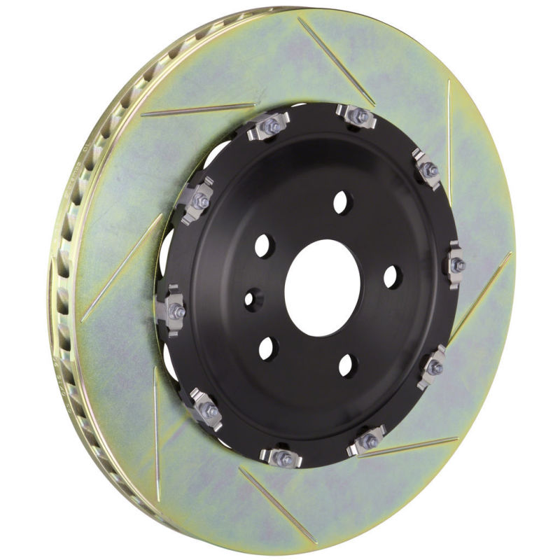 Brembo 06-08 RS4 Front 2-Piece Discs 380x34 2pc Rotor Slotted Type-1 102.9006A 102.9006A Photo - Primary