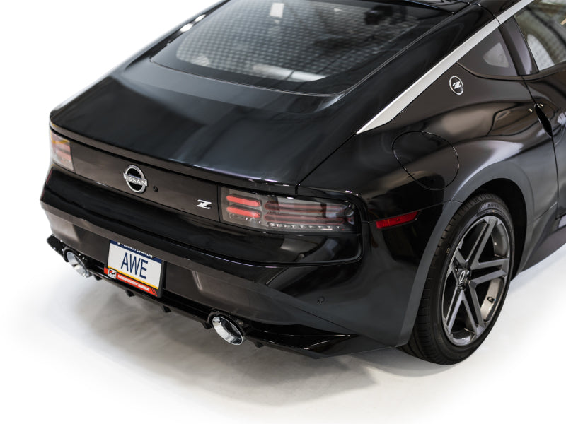 AWE Tuning AWE 2023 Nissan Z RZ34 RWD Touring Edition Catback Exhaust System w/ Chrome Silver Tips 3015-32400 3015-32400 Photo - Mounted