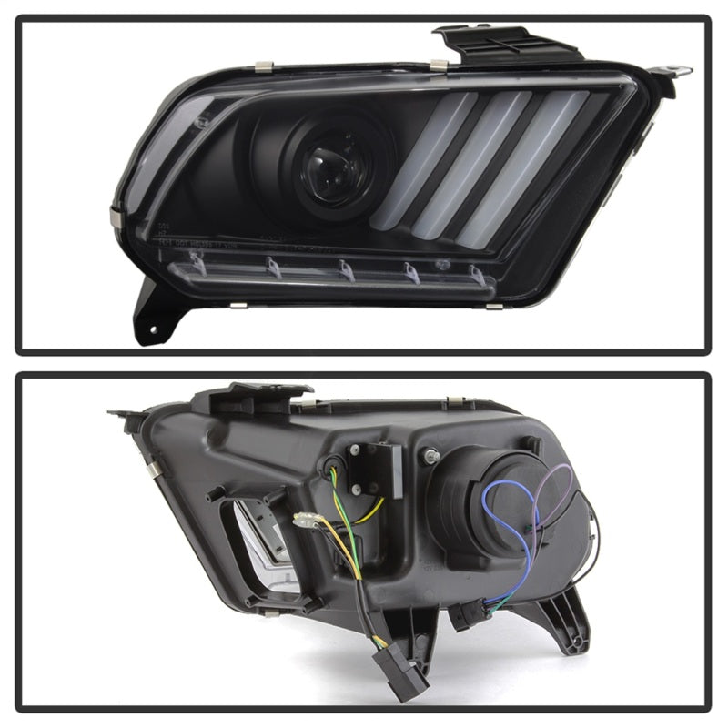 Spyder Ford Mustang 10-13 Projector Headlights - HID Model Only - Black PRO-YD-FM2010V2-HID-BK 5084569 5084569 Photo - Unmounted