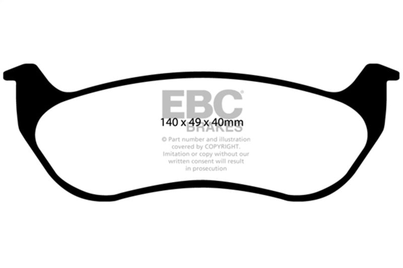 EBC Disc Brake Pad Set DP41673R Photo - Primary