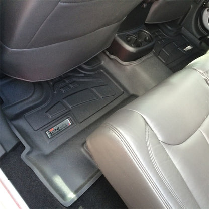 Westin 2014-2018 Jeep Wrangler Unlimited Wade Sure-Fit Floor Liners 2nd Row - Black 72-112067 72-112067 Photo - Mounted