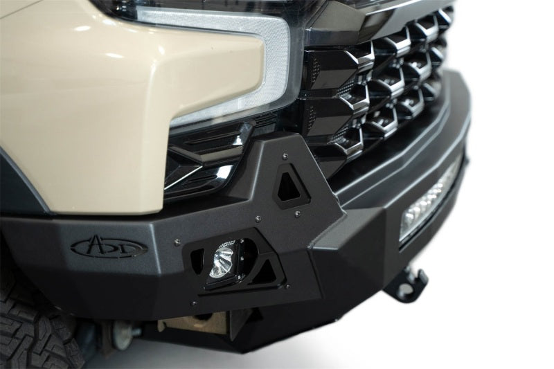 Addictive Desert Designs 2022+ Chevy Silverado 1500 ZR2 Stealth Fighter Front Bumper F120083030103 F120083030103 Photo - Mounted