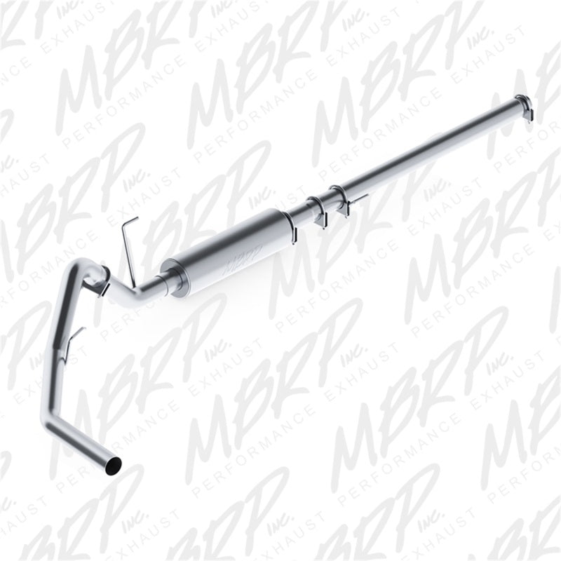 MBRP 2004-2008 Ford F150 EC/CC-SB 3in Cat Back Single Side AL P Series S5200P Photo - Primary