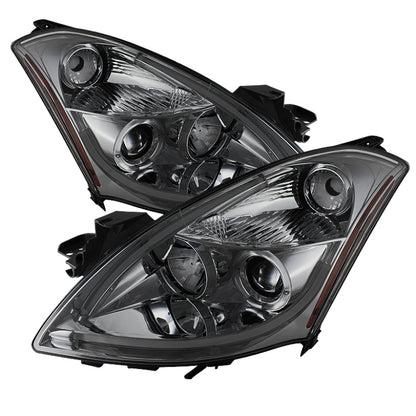 Spyder Nissan Altima 4Dr 10-12 Projector Headlights Light DRL LED Halo Smke PRO-YD-NA104D-LTDRL-SM 5076854 5076854 Photo - Primary
