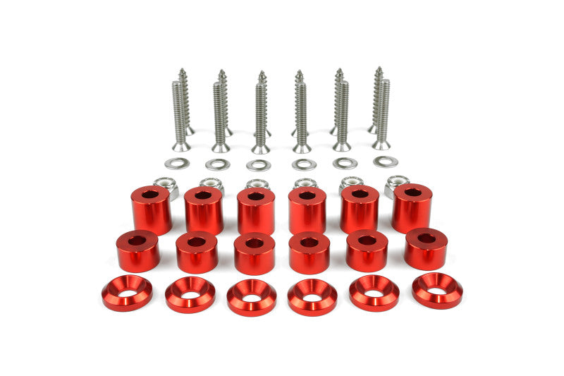 BuiltRight Industries 42 Piece Tech Plate Mounting Hardware Kit - Red 201022 201022 Photo - Primary