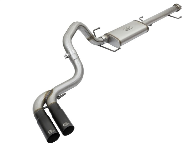 aFe  POWER Rebel Series 3" Middle-Side Exit SS Cat-Back Exhaust System 49-46030-B Photo - Primary