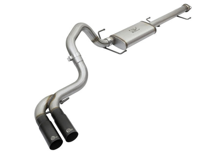 aFe  POWER Rebel Series 3" Middle-Side Exit SS Cat-Back Exhaust System 49-46030-B Photo - Primary