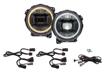 Diode Dynamics 18-23 Jeep JL Wrangler Elite LED Headlamps DD5166 DD5166 Photo - Primary