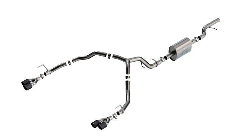Borla 21-22 Chevy Tahoe 5.3L V8 2/4WD 4DR 3in/2.75in S-Type Cat-Back Exhaust w/ Carbon Fiber Tips 140857CF 140857CF Photo - Primary