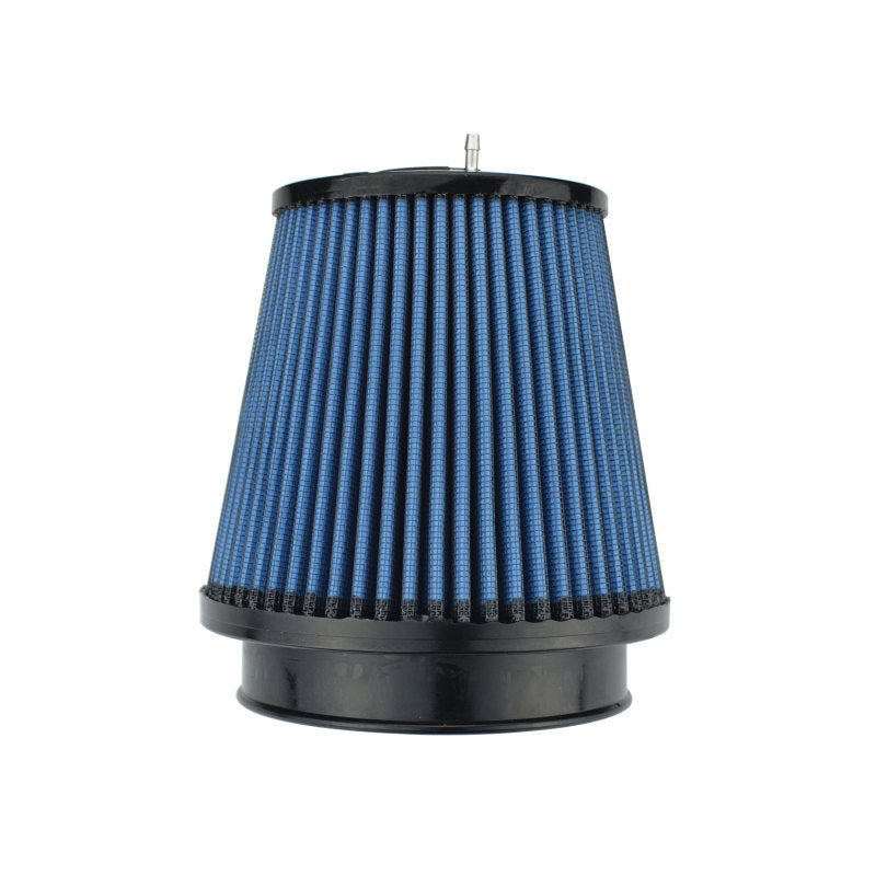 Injen NanoWeb Dry Air Filter 4.0 Flange w/ShurLok / 5.63 Base OD /6.0 Tall /4.0 Top w/Barb Fitting X-1082-BB X-1082-BB Photo - Primary