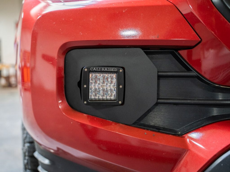 Cali Raised LED Cali Raised 2016-2023 Toyota Tacoma Led Fog Light Pod Replacements Brackets Kit - 3X2 18W Amber Pods CR2532 CR2532 Photo - Primary