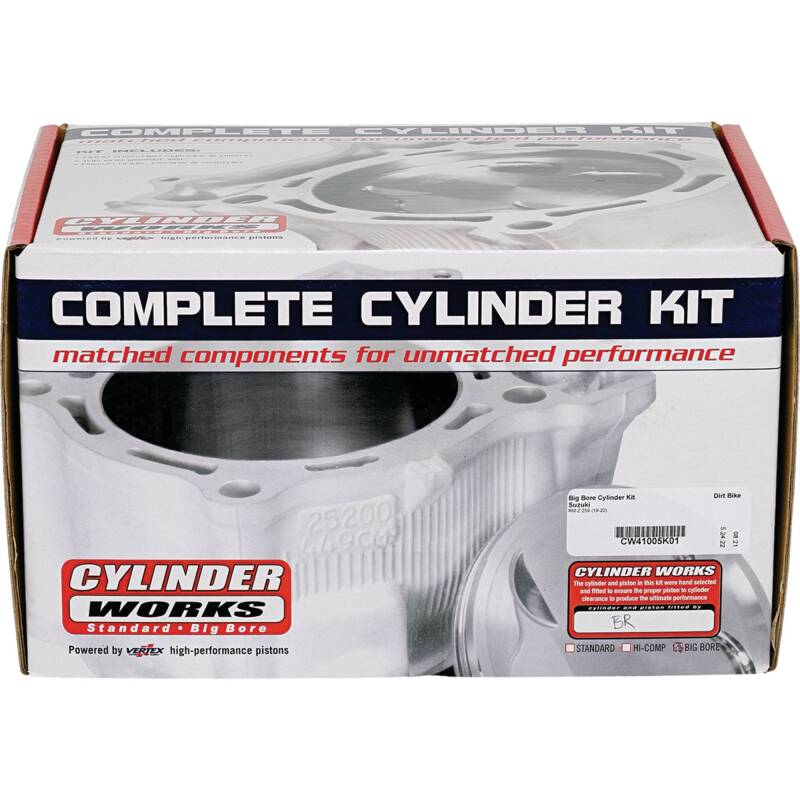 Cylinder Works 19-24 Suzuki RM-Z 250 250cc +3mm Big Bore Cylinder Kit 270cc CW41005K01 CW41005K01 Photo - Primary